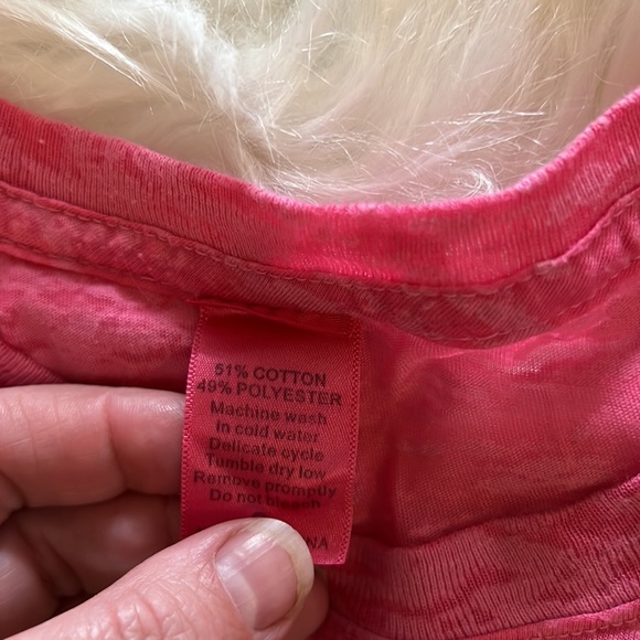 Silver Star Casting Co. Pink burnout style tee size small - Picture 5 of 5